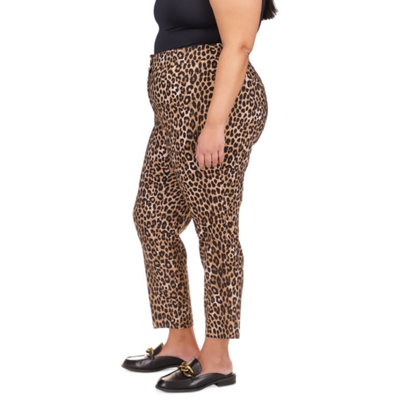 MICHAEL Michael Kors leopard print ankle pants 20w BNWT - Picture 3 of 3